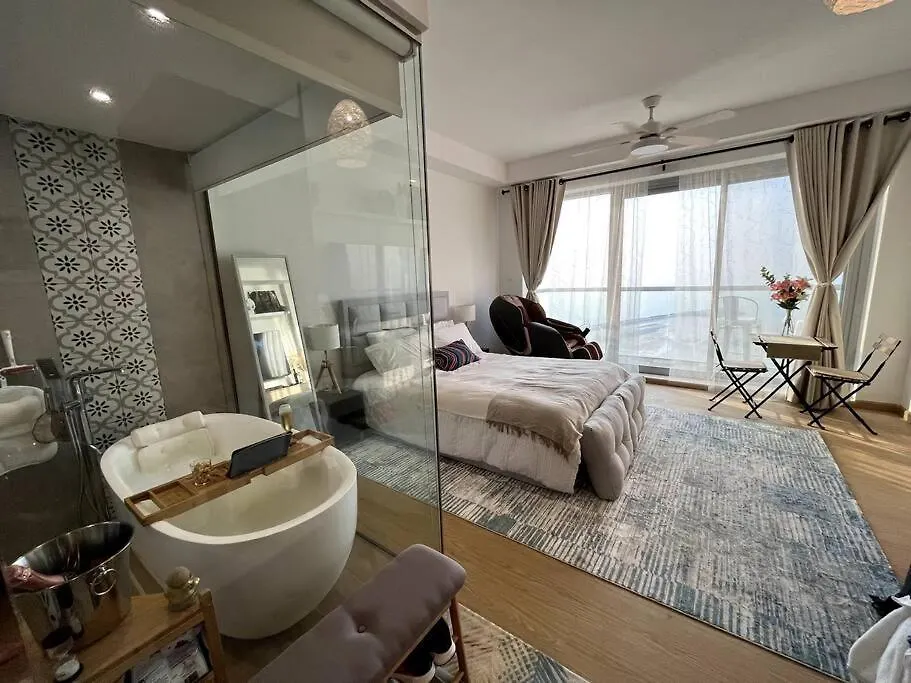 Luxury Seaview Studio Apartment -Rak Marjan Island رأس الخيمة